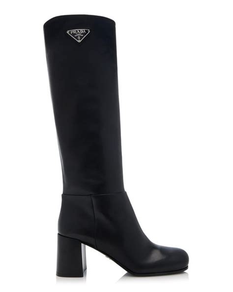 soumahoro stivali prada|Black Leather Boots .